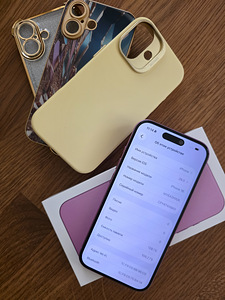 iPhone 16 128GB Pink как новый,98%,чек,гарантия (2 фото из 2)