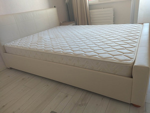 Voodi 160x200cm + Madrats + Dormeo kattemadrats (2 foto / 3)