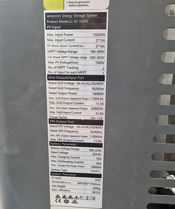 Гибридный инвертор Lenercom ESS 1020t с аккумуляторами 20kwh (4 фото из 4)