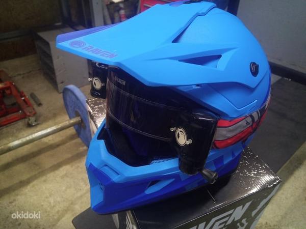 Мотокросс шлем с очками размер M (фото #1)