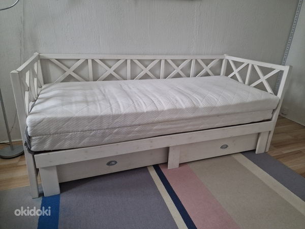 Lahtikäiv voodi 2 madratsiga 80(160) × 200 cm (foto #2)