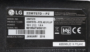 Телевизор LG 22 дюйма - 10 евро (2 фото из 2)