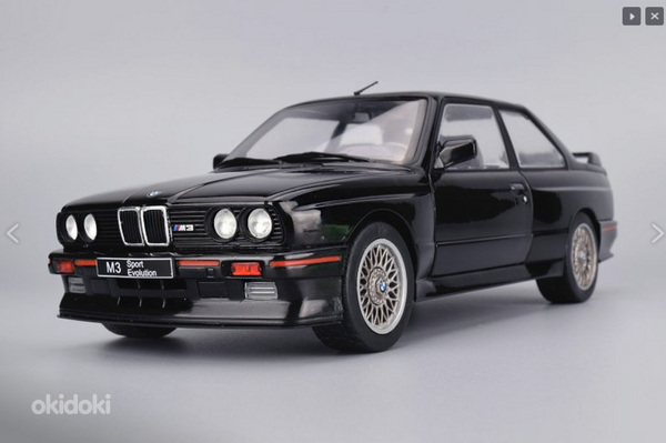 BMW E30 M3 Sport EVO mudelauto 1:18 (foto #3)