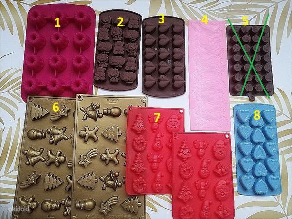 Силиконовые формы для конфет. карамели, сахара или мыла (фото #8)