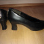 Pidulikud mustad kontsaga naiste kingad (foto #2)