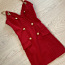 Красное джинсовое платье xs new (фото #1)