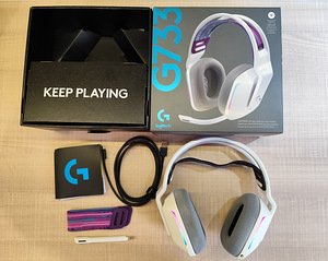 Logitech G733 Juhtmeta mänguri peakomplekt (valge)