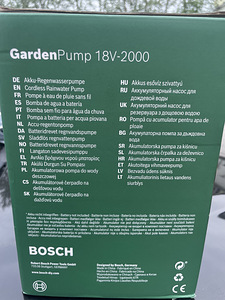 Akutoitega pump Bosch 18V (4 foto / 4)