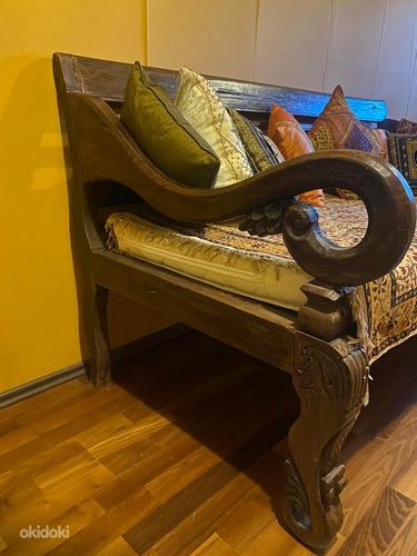 Продам старинный диван ручной работы с Бали (фото #4)