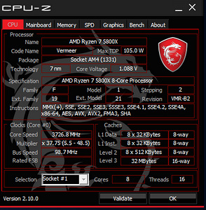 Lauaarvuti Ryzen 7 5800x (4 foto / 8)