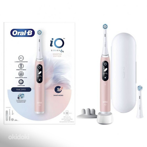Oral-B IO 6S Adult Vibrating Toothbrush Pink, White (foto #1)
