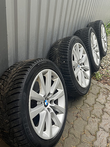 18 BMW литые диски с шинами m+s 245/45/18 (1 фото из 6)