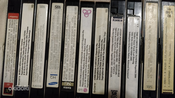 VHS КАССЕТЫ, ФИЛЬМЫ