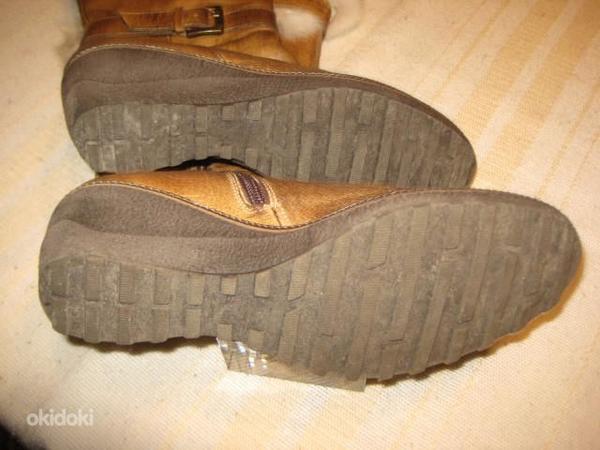 Новые красивые итальянские кожаные ботинки №38 внутри. 24 см (фото #5)