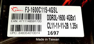DDR3 x 1600 uus.garantii.2tk (4 foto / 4)