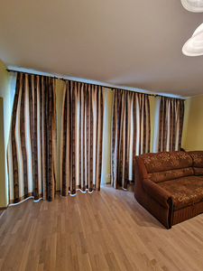 Kardinad pruunid kogu komplekt 90,- € ! (2 foto / 4)