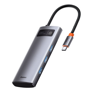 UUS!5in1 USB-C to 3x USB 3.0 +HDMI +USB-C PD adapter Baseus (2 foto / 2)