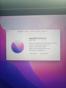 Võimsam Macbook Pro 13" 2016 (Touch Bar) - 2.9GHz, 8GB Ram (5 foto / 5)