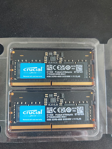 KASUTAMATA Crucial 16GB Kit (2x8GB) DDR5-4800 SODIMM ram (2 foto / 2)