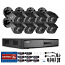 Комплект для видеонаблюдения с 8 камерами 1080P 2MP sannce (фото #1)