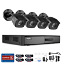 Комплект для видеонаблюдения 4 камеры 1080P 2MP sannce (фото #1)