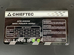 Seasonic/Chieftec/OCZ/FSP toiteplokid (PSU) 500w, 600w (5 foto / 9)