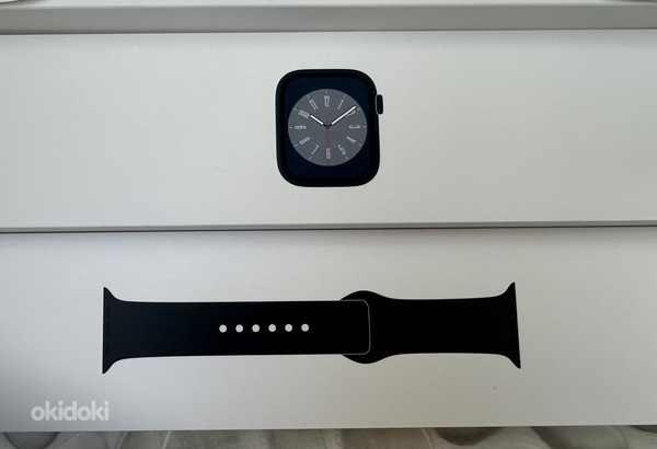 Apple Watch Series 8 GPS 41мм Midnight Alu Sport Band новый (фото #1)