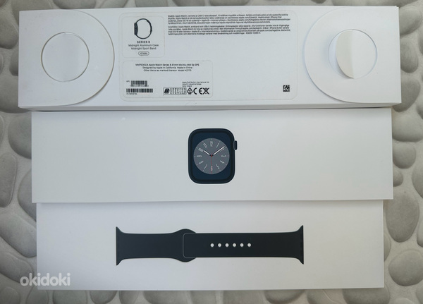 Apple Watch Series 8 GPS 41мм Midnight Alu Sport Band новый (фото #2)