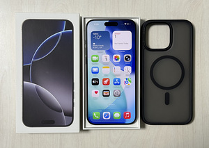 Apple iPhone 16 Pro Max Black 256GB v heas korras (6 foto / 8)