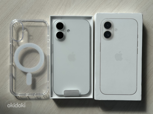 Apple iPhone 16 White 128GB uus, aktiveerimata