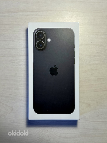Apple iPhone 16 Plus Black uus, pakendis. Aktiveerimata!