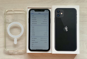 Apple iPhone 11 Black 128GB v heas korras! Aku 85% (8 foto / 10)