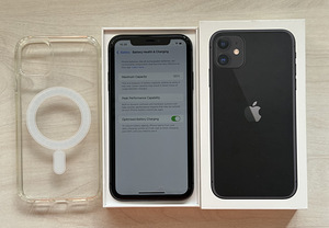 Apple iPhone 11 Black 128GB v heas korras! Aku 85% (9 foto / 10)