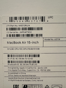 Apple Macbook Air 15 M3 2024 16/512GB Space Gray ENG/RUS (7 foto / 8)