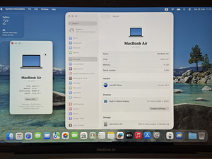 Apple Macbook Air 13 M1 16GB/1TB Space Gray ENG/RUS aku 95% (8 foto / 10)
