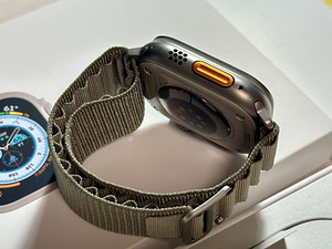 Apple Watch Ultra 49mm Natural Titanium, nagu uus! Aku 95% (4 foto / 9)