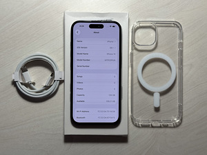 Apple iPhone 15 Black 128GB heas korras! Aku 100% garantii (7 foto / 9)