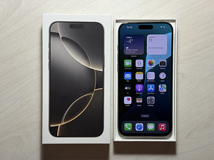 Apple iPhone 16 Pro Max 512GB Natural Ti nagu uus! Aku 100% (6 foto / 8)