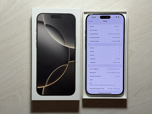 Apple iPhone 16 Pro Max 512GB Natural Ti nagu uus! Aku 100% (7 foto / 8)