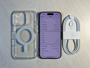 Apple iPhone 16 Pro 256GB Black Ti nagu uus! Garantii (8 foto / 9)