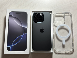 Apple iPhone 16 Pro 128GB must, nagu uus! Aku 100% (1 foto / 10)
