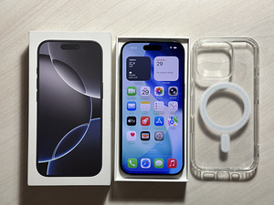 Apple iPhone 16 Pro 128GB must, nagu uus! Aku 100% (7 foto / 10)