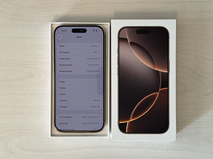 Apple iPhone 16 Pro Desert Ti 128GB как новый! Аккумулятор 9 (7 фото из 8)