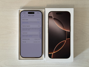 Apple iPhone 16 Pro Desert Ti 128GB как новый! Аккумулятор 9 (8 фото из 8)
