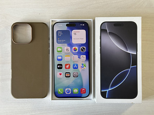 Apple iPhone 16 Pro Max Black Ti 256GB nagu uus! Aku 99% (7 foto / 10)