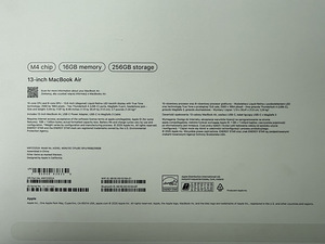 Apple Macbook Air 13 M4 16/256GB MdN nagu uus! Aku 100% (8 foto / 8)