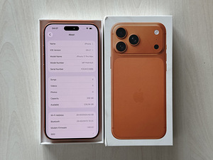 Apple iPhone 17 Pro Max Orange 256GB nagu uus! Gar 05.2027 (7 foto / 9)