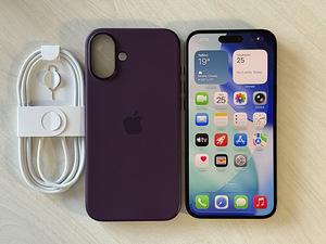 Apple iPhone 16 Plus Black 128GB nagu uus Aku 100%, garantii (6 foto / 10)