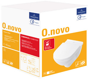 Настенный унитаз Villeroy & Boch со стульчаком SoftClose (3 фото из 4)