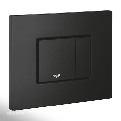 Монтажная рамка GROHE, настенный унитаз 3в1, с черной матовой кнопкой (фото #3)